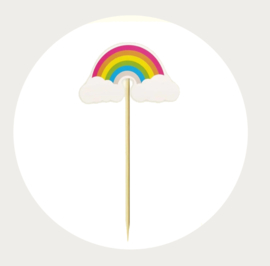 cupcake prikker regenboog 1