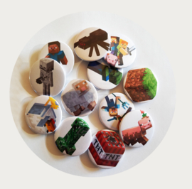 Buttons - speldjes - badge Minecraft