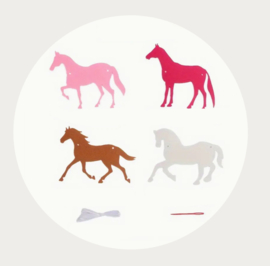 Paarden slinger - banner vilt