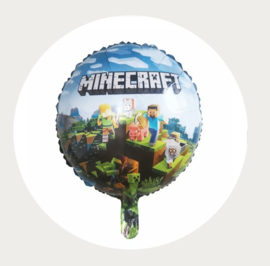 Folie ballon Minecraft rond