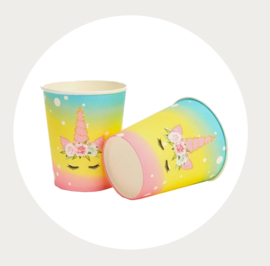 Papieren bekers eenhoorn 2