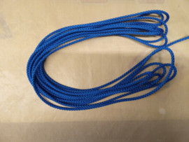 Compleet trimsysteem 2x RVS mini pulley,6 meter superlichte blauwe 4 mm trimlijn met  Nautix Double Sail Pulley & 2x gripkogel