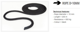 10mm touw-prijs per meter-voor hangmat+(zeil)boot etc (uit collectie)