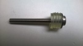 rvs vinbout+1x rvs sluitring+3x gummi ring