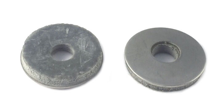 AKTIE !!! RVS kwaliteits vinbout M6 afwijkende maten uit collectie met epdm/rvs ring NU voor bodemprijs 0,60 !!!