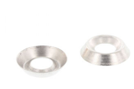 10 stuks Rozet RVS A2 M8 maat tbv (wing)foilen (afbeelding 1)