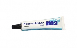 M2 zwarte neopreen lijm 35g+kwastje