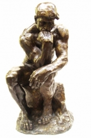 bronzen beeld ´de denker´naar August Rodin