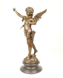 Bronzen beeld de engel