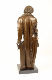Bronzen beeld van de meesterlijke klassieke muziek componist Ludwig von Beethoven