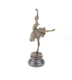 Gedetailleerd Bronzen ballerina