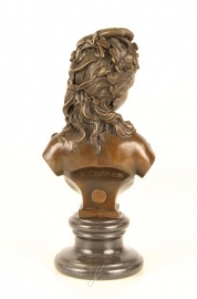 Bronzen buste genaamd de zomer