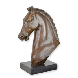borstbeeld van een paardenhoofd
