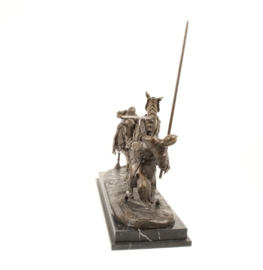 Bronzen beeld de hertog van Clarence en ridder van fontaine