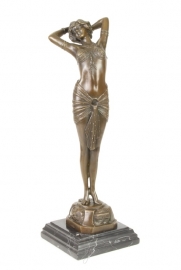 Bronzen beeld van Reveil genaamd
