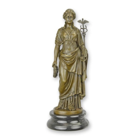 Bronzen beeld van Athena