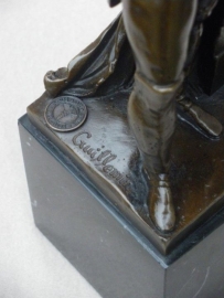 Bronzen beeld van napoleon