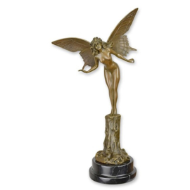 Betoverend Bronzen Beeld van een Fee