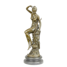 Bronzen beeld Diana victorious