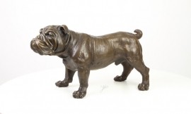 Decoratief beeld van een Bulldog.