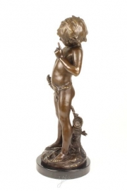 Bronzen  beeld  Pan (god)