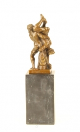 BRONZEN BEELD VAN  HERCULES AND DIOMEDES