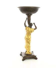 Prachtige bronzen verguld beeld
