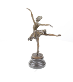 Gedetailleerd Bronzen ballerina