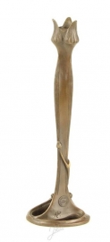 Prachtige slanke art nouveau kandelaar