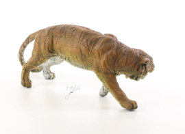 een weense stijl bronzen beeld van een tijger