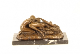 Bronzen erotische lesbische vrouwen