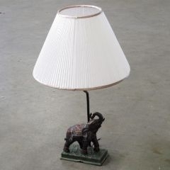 Olifant Lamp met kap en berdrading