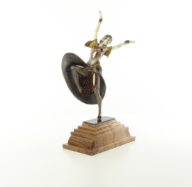 Bronzen beeld Almeria van Chiparus