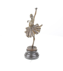 Gedetailleerd Bronzen ballerina