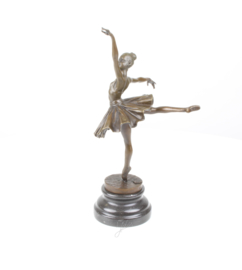 Gedetailleerd Bronzen ballerina