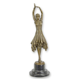 Bronzen beeld Miss Kita