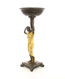 Prachtige bronzen verguld beeld