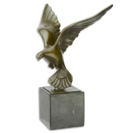 Bronzen Beeld Duif in Glijvlucht