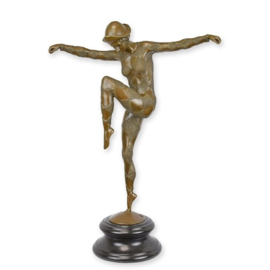 Bronzen balletdansers (danseressen)