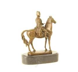 Bronzen beeld van Napoleon te paard - Prachtig kunstwerk