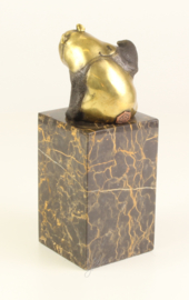 Gedetailleerd Bronzen panda beertje