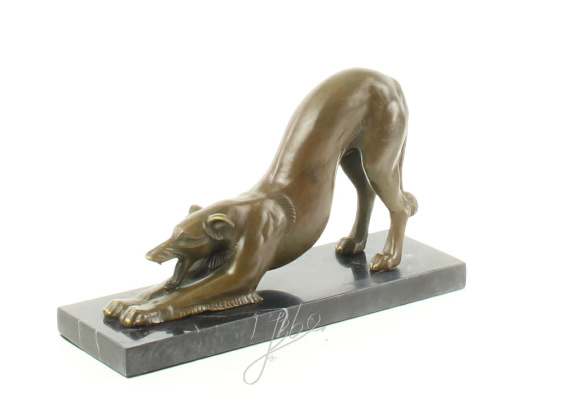 Adviseur Mammoet kijken Bronzen beeld van een Greyhound | Bronzen honden beelden | Bronzen Beelden  Discounter Tomschoice