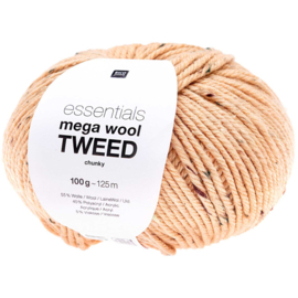 Mega Wool Chunky Tweed - Apricot