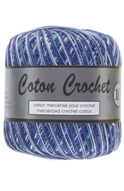 Coton Crochet 10 - Multi Colour Blue 421