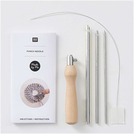 Rico houten punch needle set