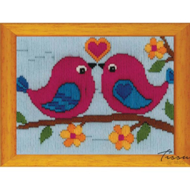 Embroidery set kids Two Birds