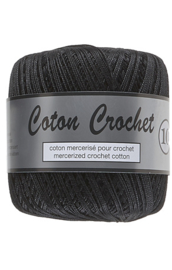 Coton Crochet 10 - Zwart 001