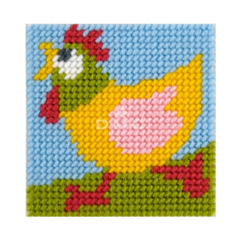 Embroidery set kids Chicken