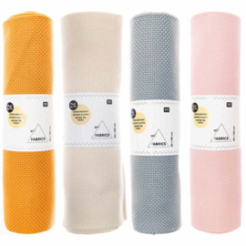 Monks Cloth roll in 4 colors