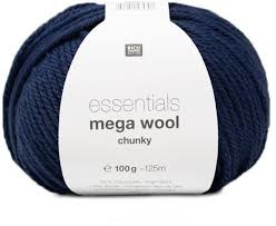 Mega Wool Chunky - Dark Blue 012